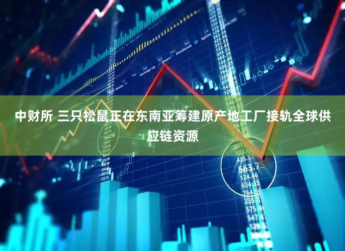 中财所 三只松鼠正在东南亚筹建原产地工厂接轨全球供应链资源