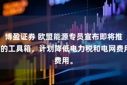 博盈证券 欧盟能源专员宣布即将推出的工具箱，计划降低电力税和电网费用。